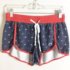 Vintage Champion Red & Blue Shorts Size Small Womens